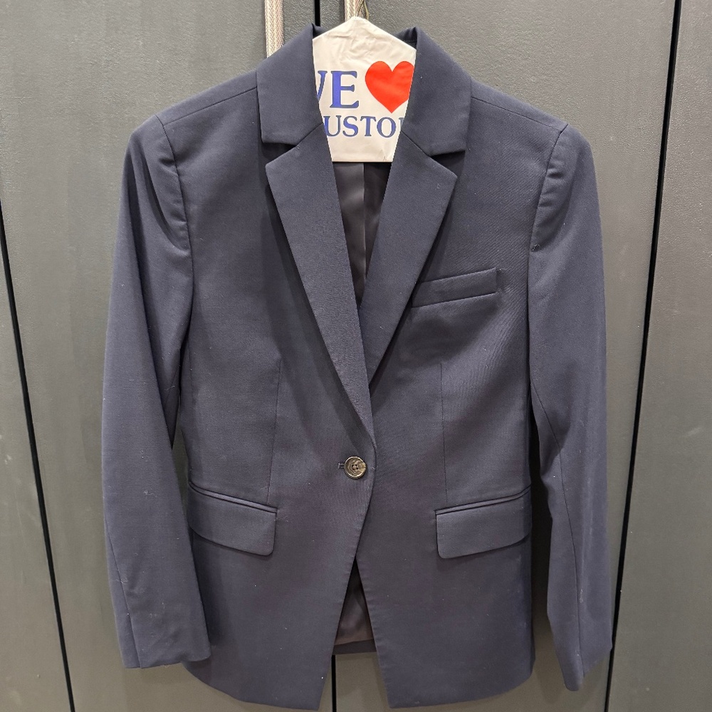 J Crew Navy Blue Blazer
